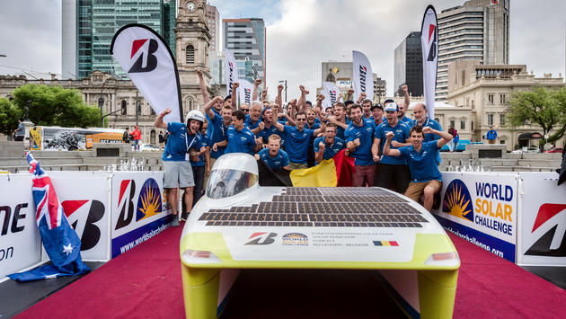 Punch Powertrain Solar Team is third on world championship for solar cars